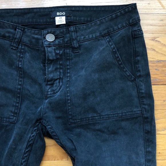 Washed Black Moto Jeans - Picture 2 of 4